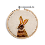 Rabbit Small Embroidery Hoop Collection - 4"