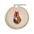 Fox Embroidery Hoop