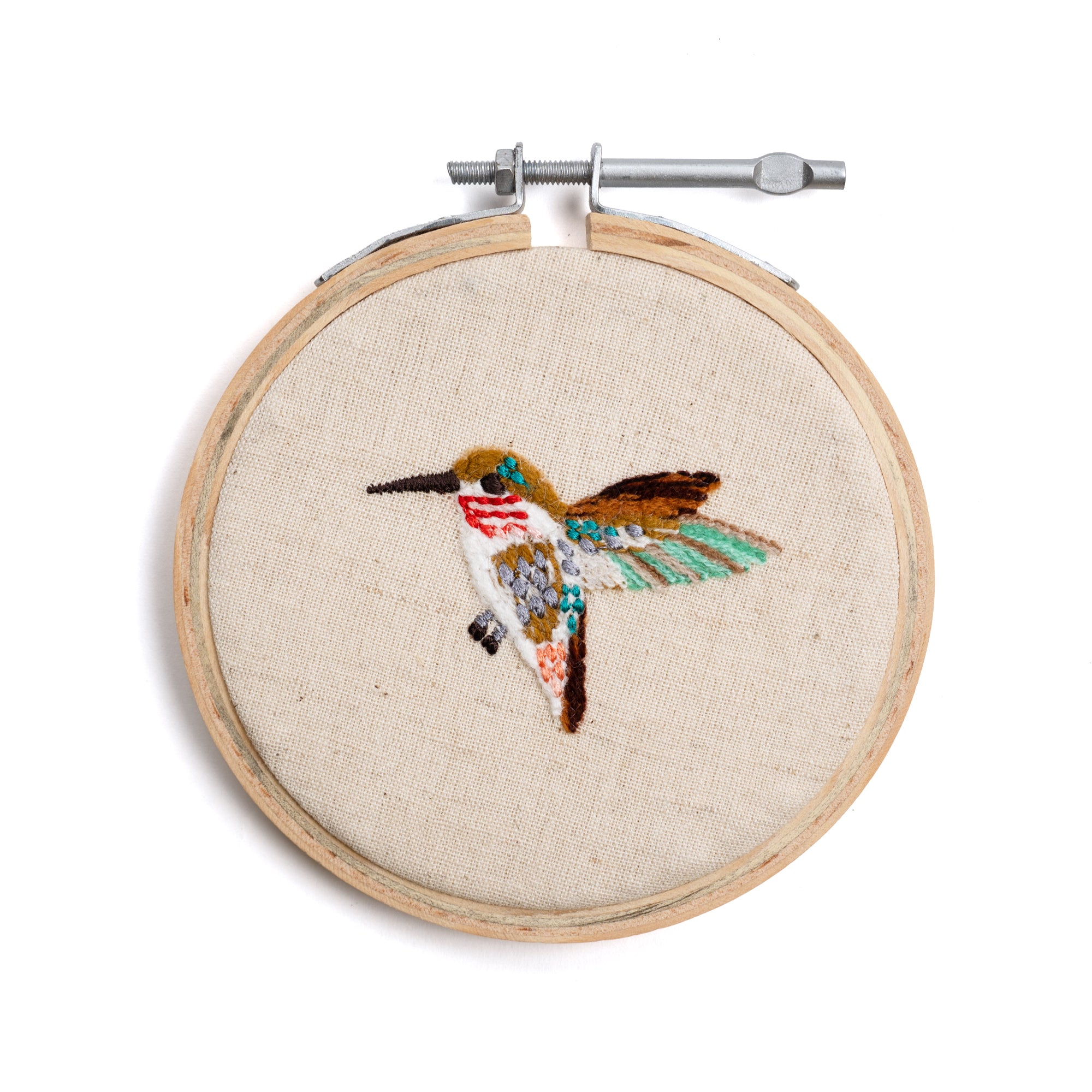 Hummingbird Embroidery Hoop