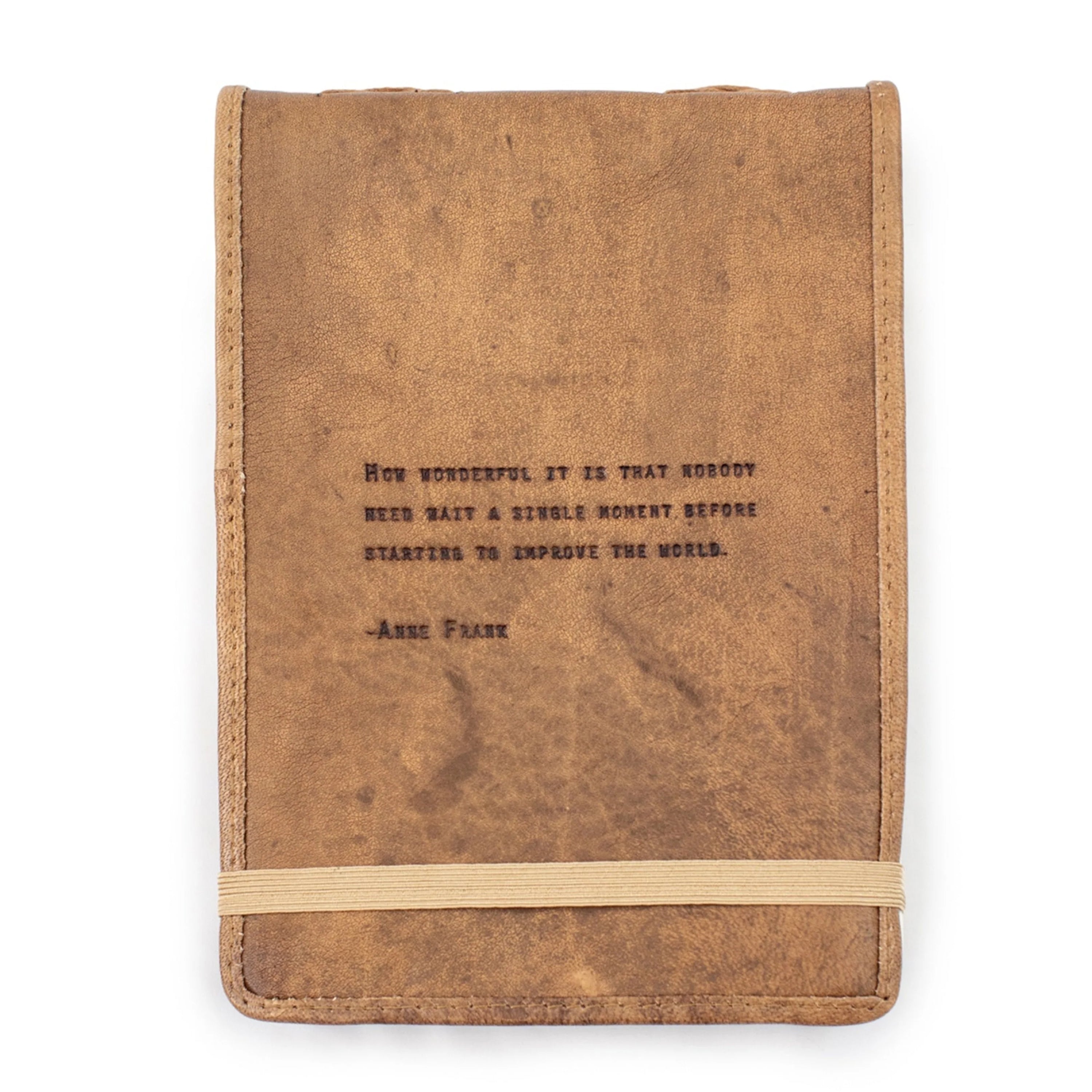 ***Large Anne Frank Leather Journal 7"x9.75"