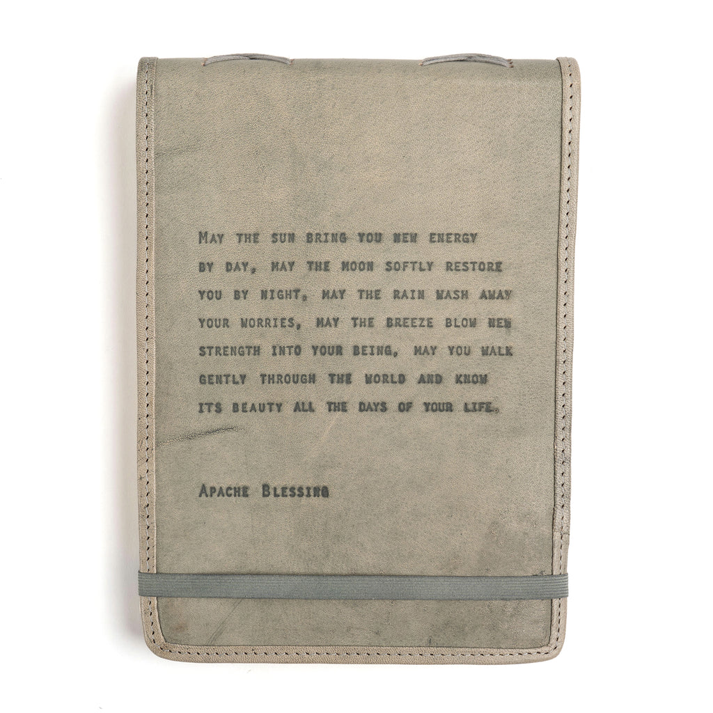 May The Sun Bring You Signature Leather Journal - Stone
