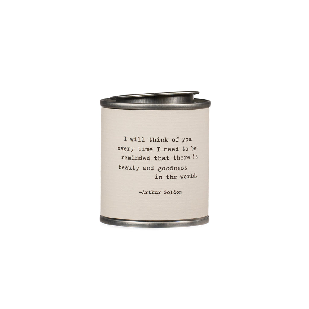 I Will Think Of You Shine Candle