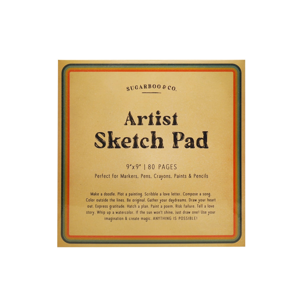 9"x9" Artist Sketch Pad