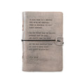 A.A. Milne Artisan Leather Journal in Grey - 5.75 x 8.75