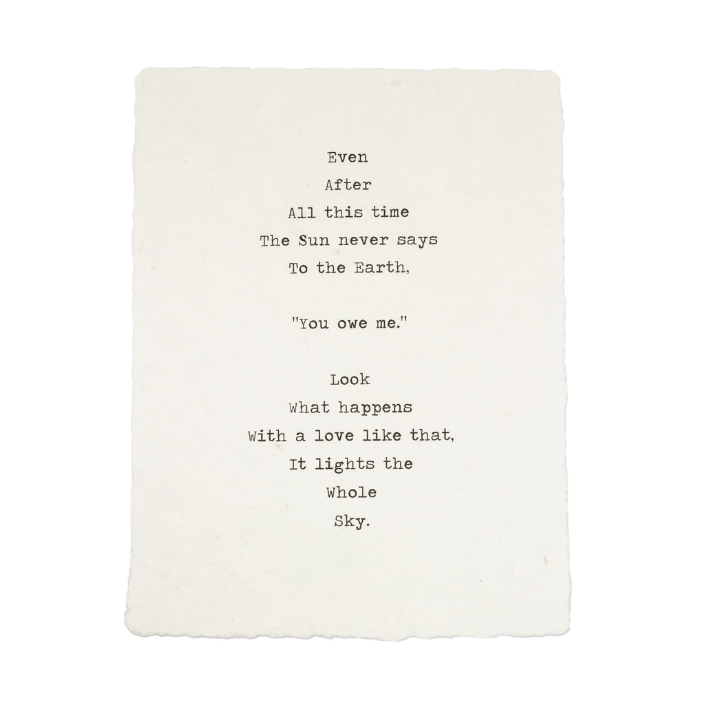 Handmade Paper Prints