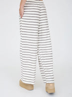 Striped Cotton Drawstring Pant