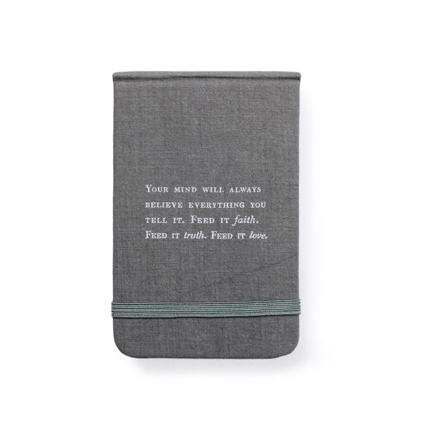 Faith Truth Love Fabric Notebook
