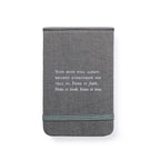 Faith Truth Love Fabric Notebook