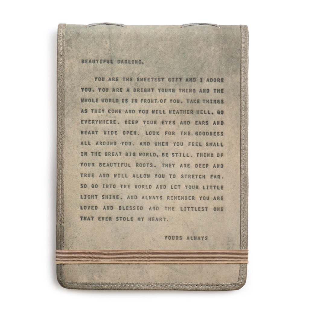 Letter for Sophie Signature Leather Journal - Stone