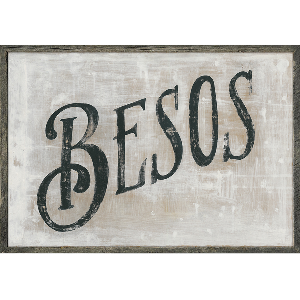 Besos Art Print