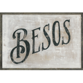 Besos (Grey Wood) - Art Print