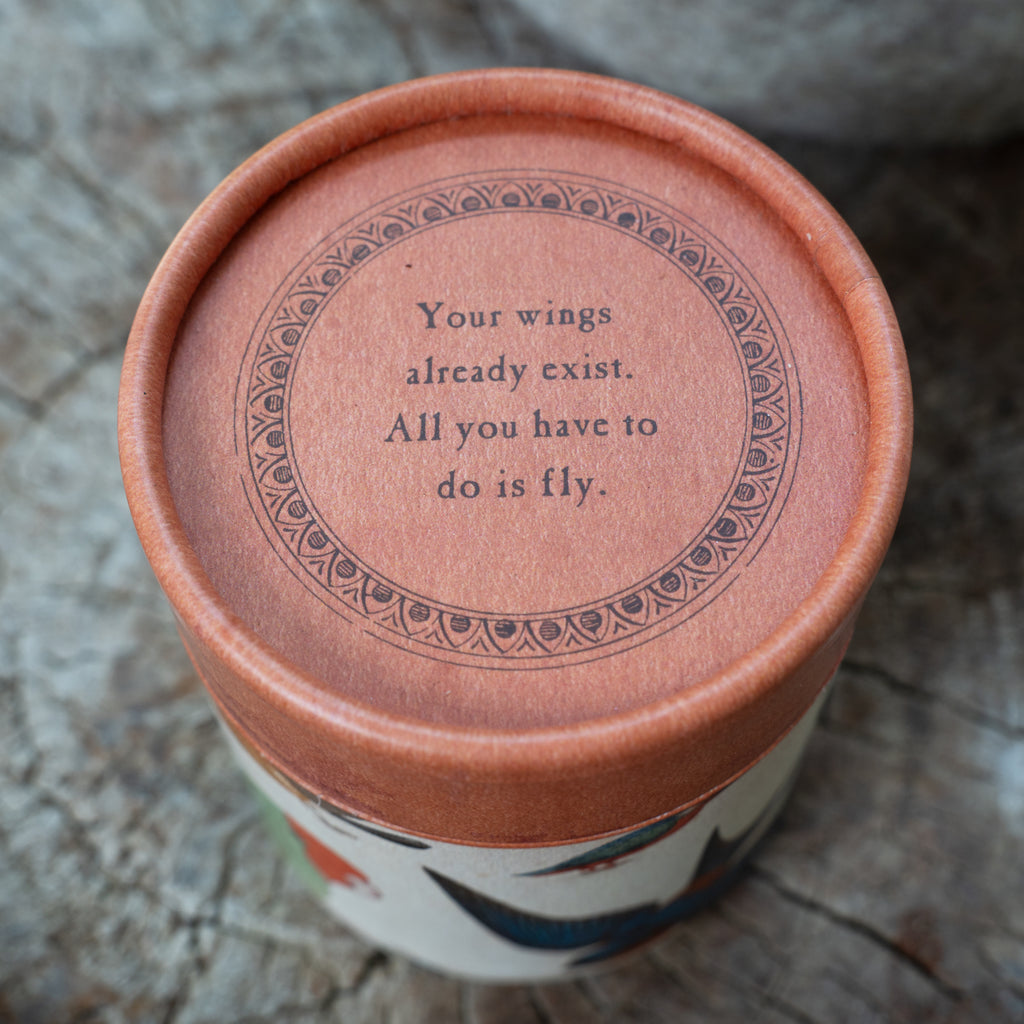 Blue Bird Flora & Fauna Candle