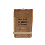 ***Who Am I Helping Mini Signature Leather Journal