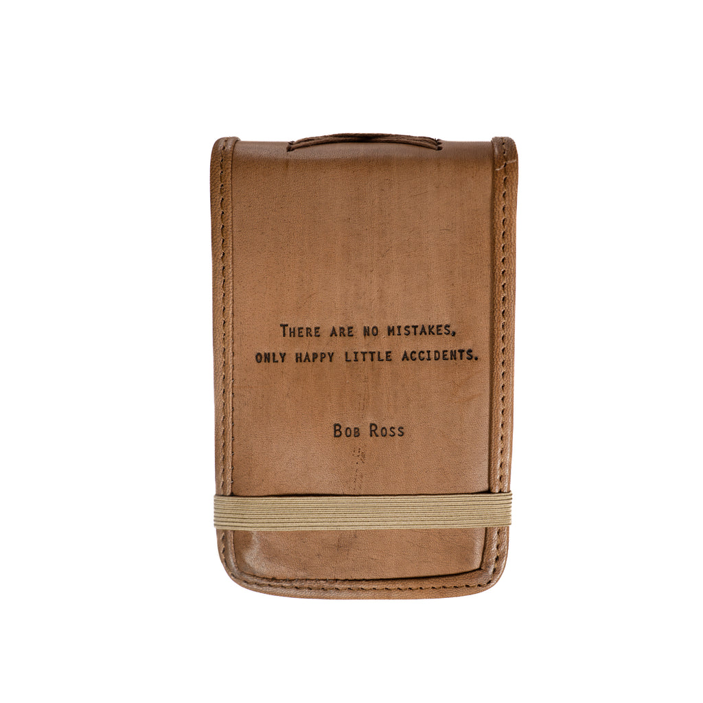 ***There Are No Mistakes Mini Signature Leather Journal