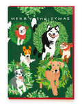Christmas Dogs Card