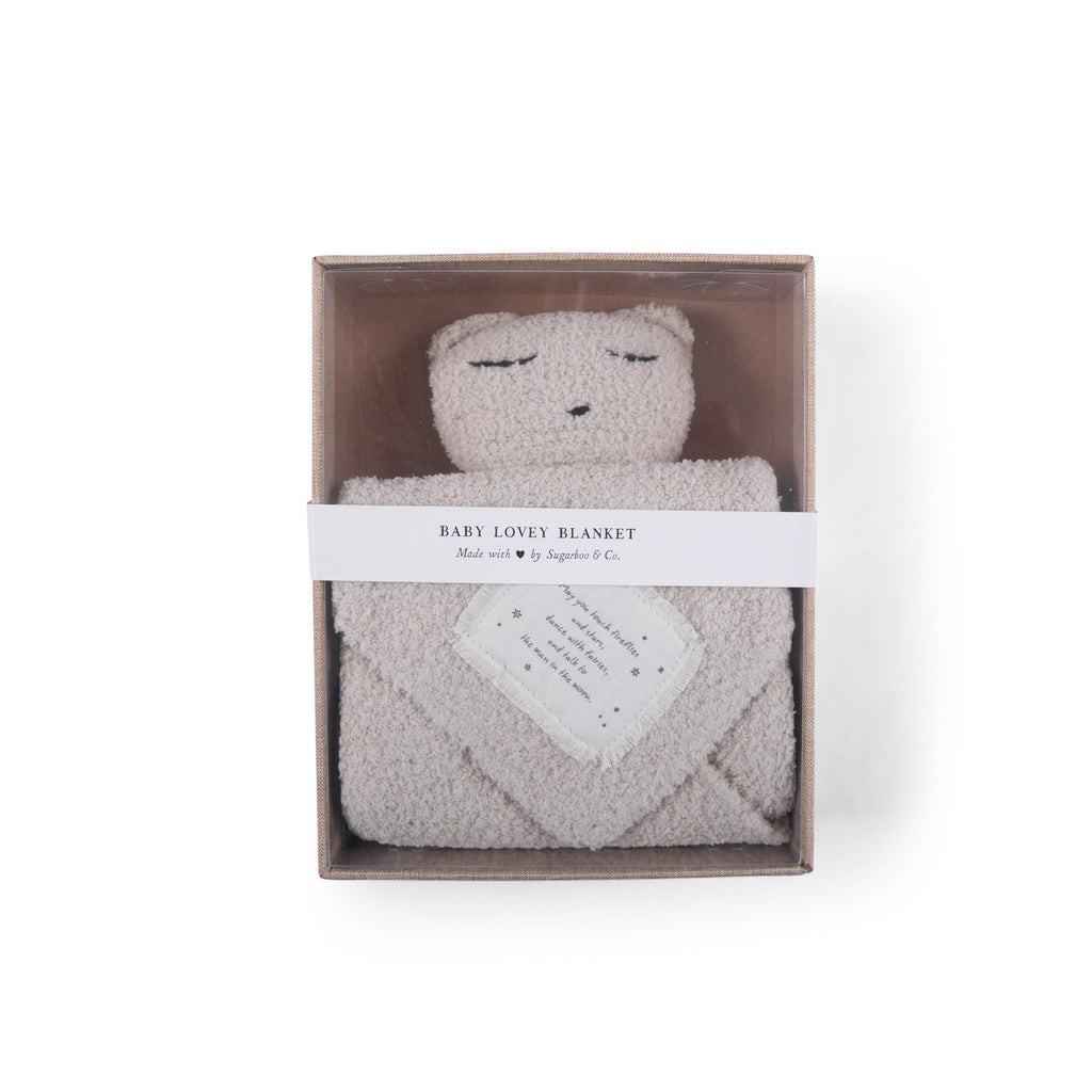 Bear Baby Lovey Blanket