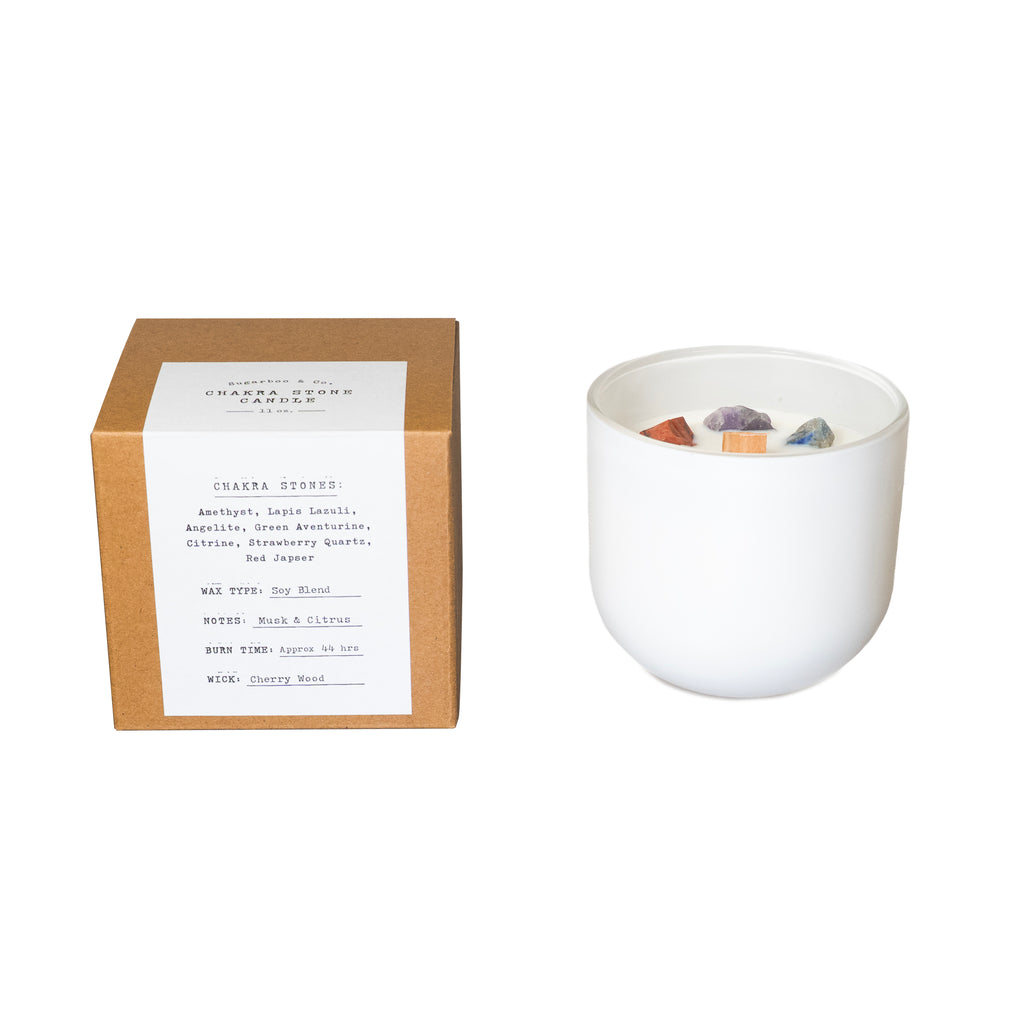 Chakra Crystal Candle - 11oz