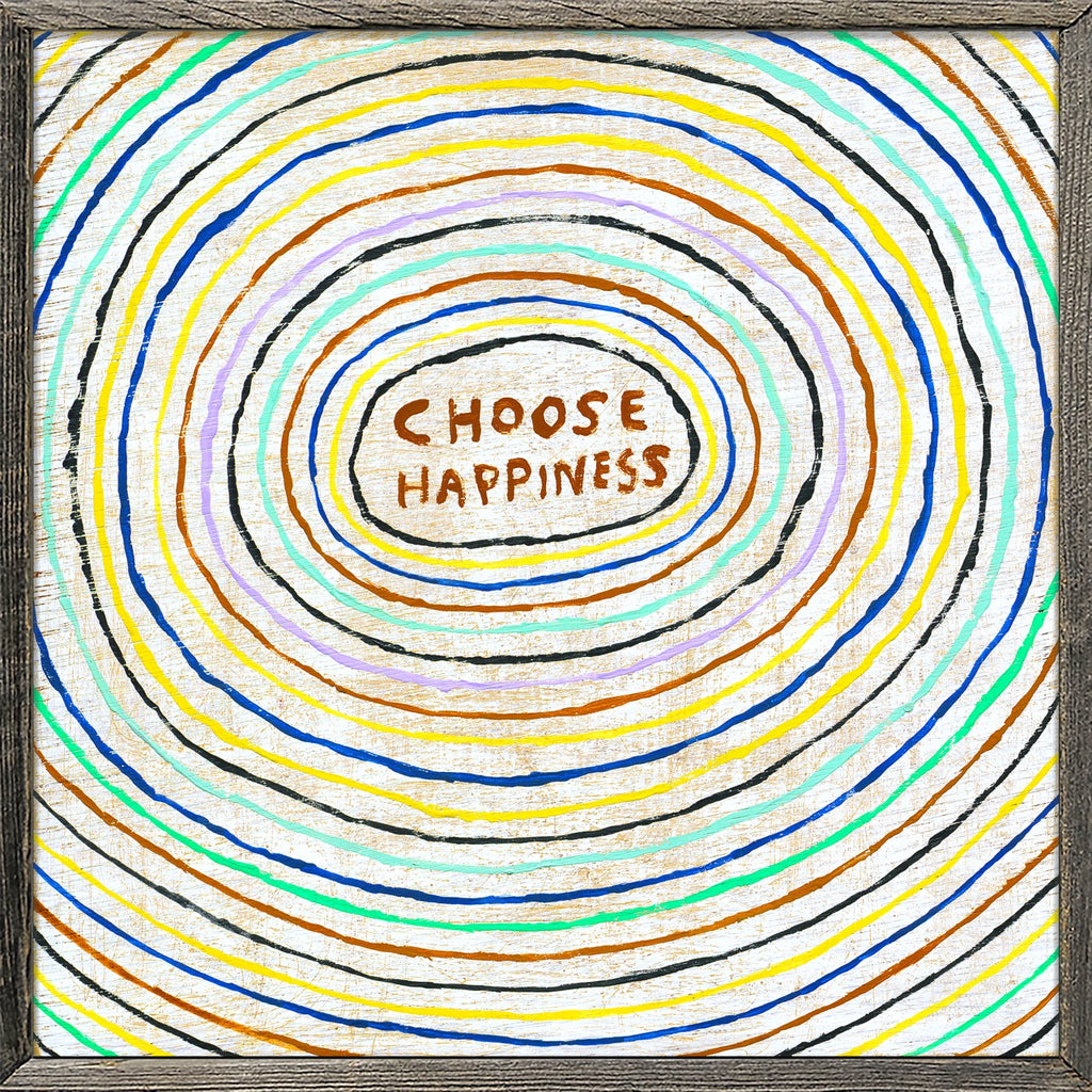 Choose Happiness Art Print