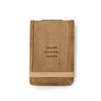 ***Collect Beautiful Moments Mini Signature Leather Journal - Maple