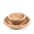 ***Round Wood Tray - Large