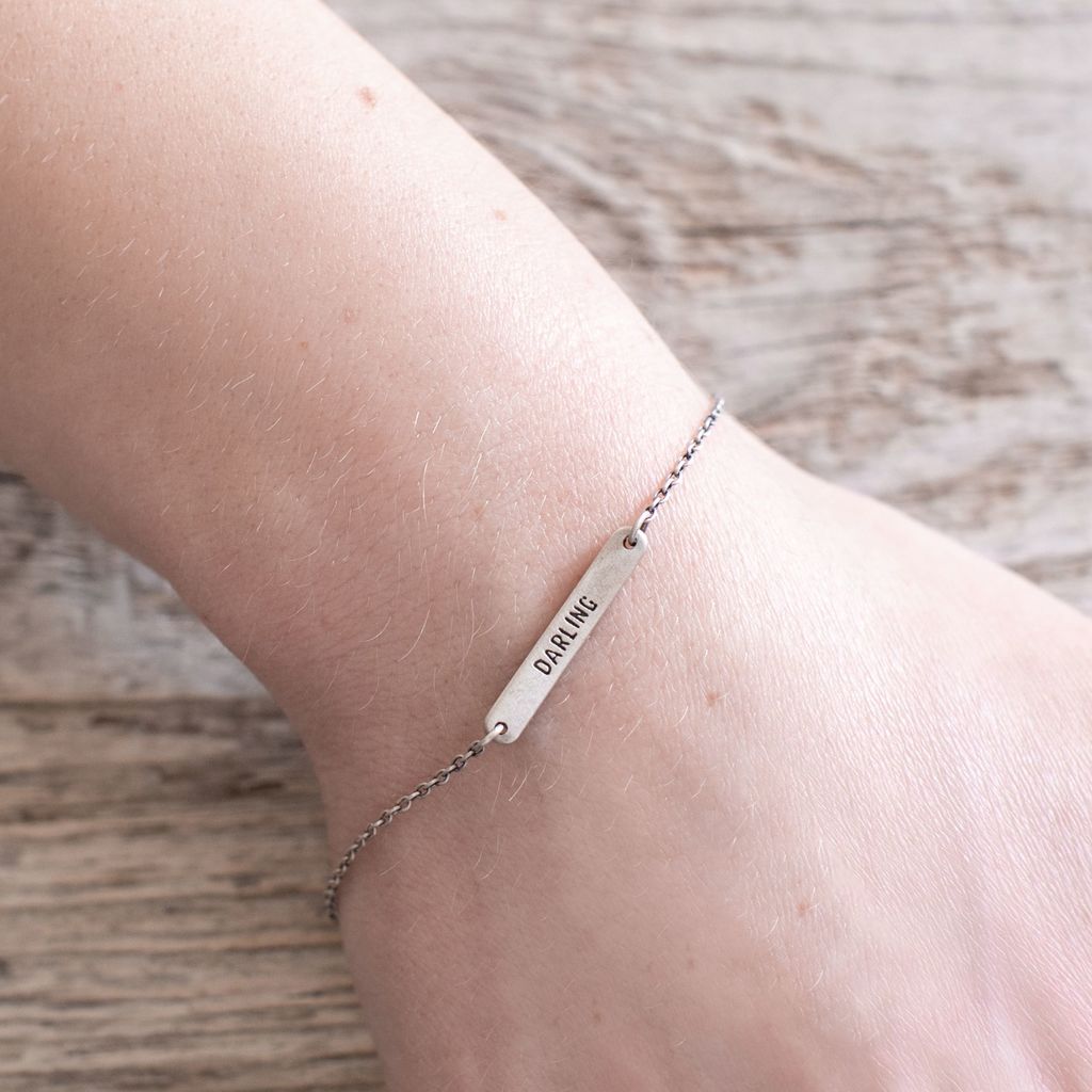 ***Go Be Happy (Darling) Reversible Bracelet