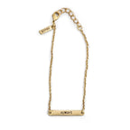 ***All My Heart (X Forever) Brass Reversible Bracelet