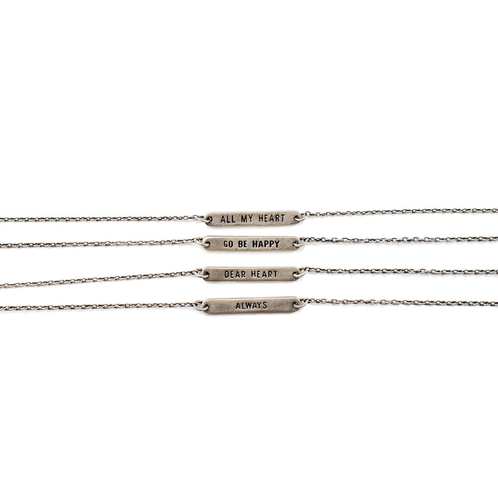 ***Go Be Happy (Darling) Reversible Bracelet