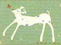 Girl Dog Art Poster