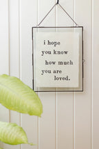 I Hope You Know Handmade Paper Print - 12"x16"