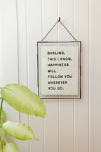 ***Darling, This I Know Handmade Paper Print - 12"x16"