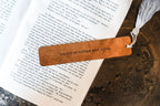 You Are My Happily Ever After Leather Bookmark