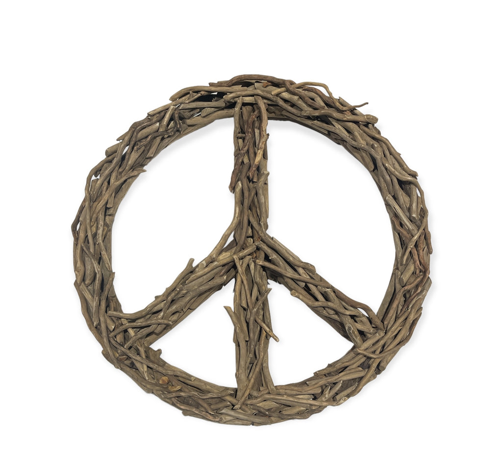 Driftwood Peace Signs