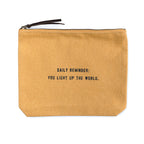 Sunflower Canvas Zip Bag