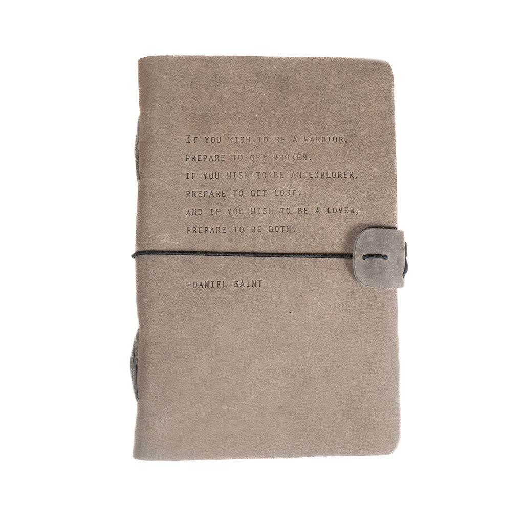 Daniel Saint Artisan Leather Journal - Charcoal
