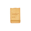 Tomorrow Belongs Mini Signature Leather Journal - Honey