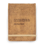 Ideas Change The World Leather Journal - Maple