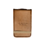 The Devil Is In The Details Mini Signature Leather Journal - Maple