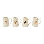 Hand-Painted Creamer with Forest Animal