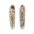 Stoneware Platter with Florals