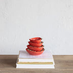 Hand-Painted Strawberry Measuring Cups, Set of 4