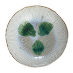 Stoneware Bowl, Reactive Crackle Glaze, 11-1/2"