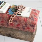 Handmade Terra-cotta Chain, Distressed Finish