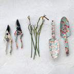 Aluminum Garden Spade  Floral Pattern