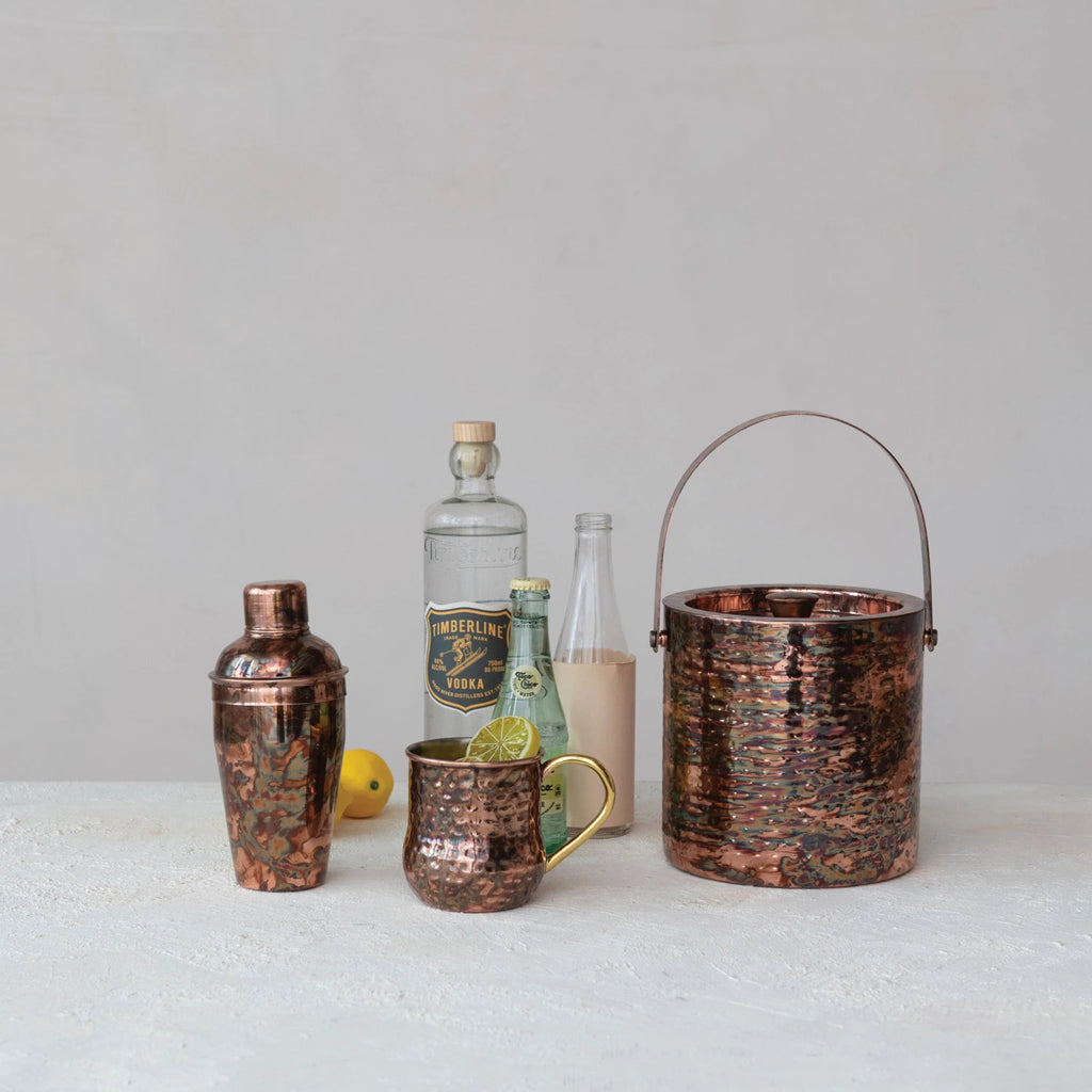 16 oz. Stainless Steel Cocktail Shaker, Oxidized Copper
