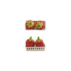 Strawberry S & P Shakers with Berry Basket Holder