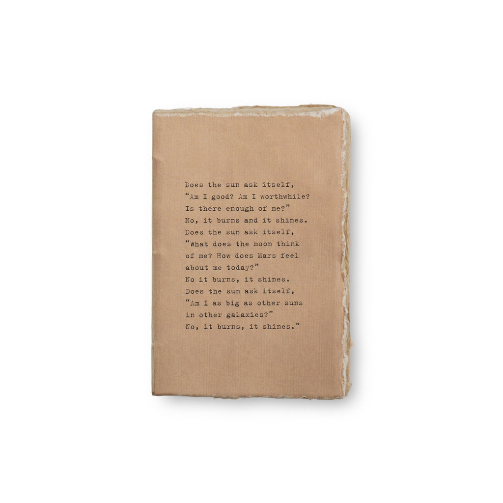 Medium Deckled Edge Notebook