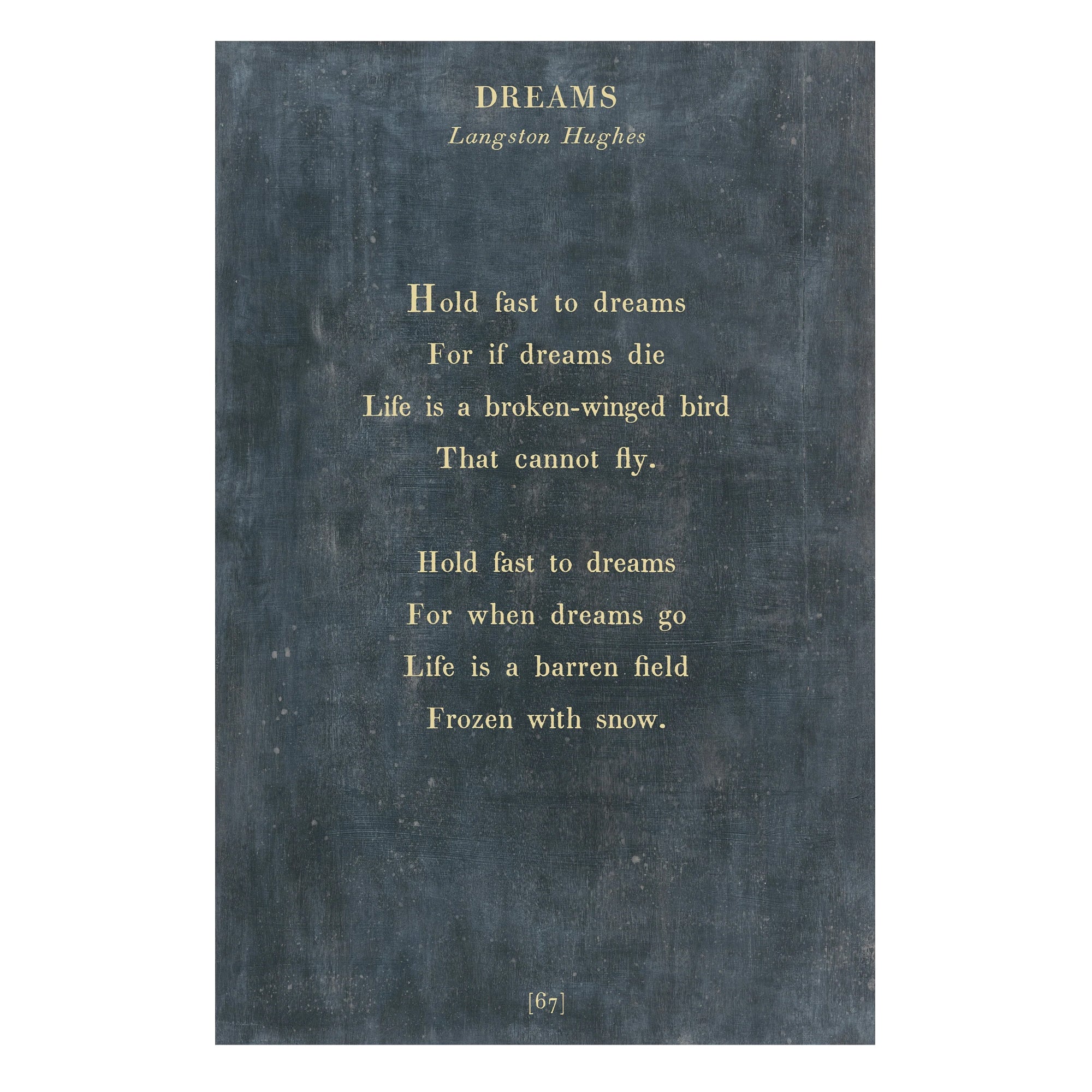 Dreams - Poetry Collection - Art Print