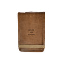 Dreams And Schemes Mini Leather Journal - Maple