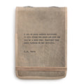 E.B. White Leather Journal - Stone