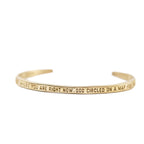 Articles of Love Collection - Brass Cuff